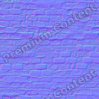 seamless wall bricks normal map 0001